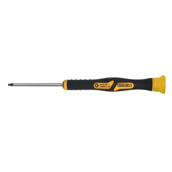 Šroubovák šestihranný s kulovou hlavou, MICRO LINE PROFI, SWK3 x 50 mm - Nože Mikov Ostatní