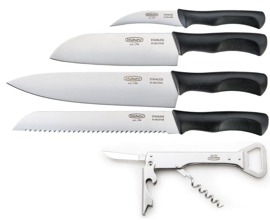 AKČNÍ SET START - 5 kuchyňských nožů - Nože Mikov Ostatní