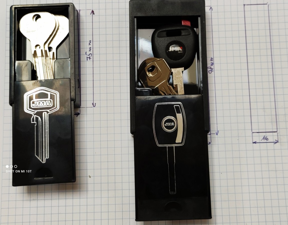 Magnetický box na klíče - Železářství Poštovní schránky, Schránky na klíče, Depozity Schránky na klíče