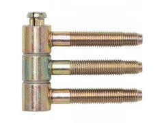 Závěs k&nbsp;nasunutí 3-dílný pro falc.dřev.dveře Ø 16 mm,výška 46,7 mm,ocel žl.pas.