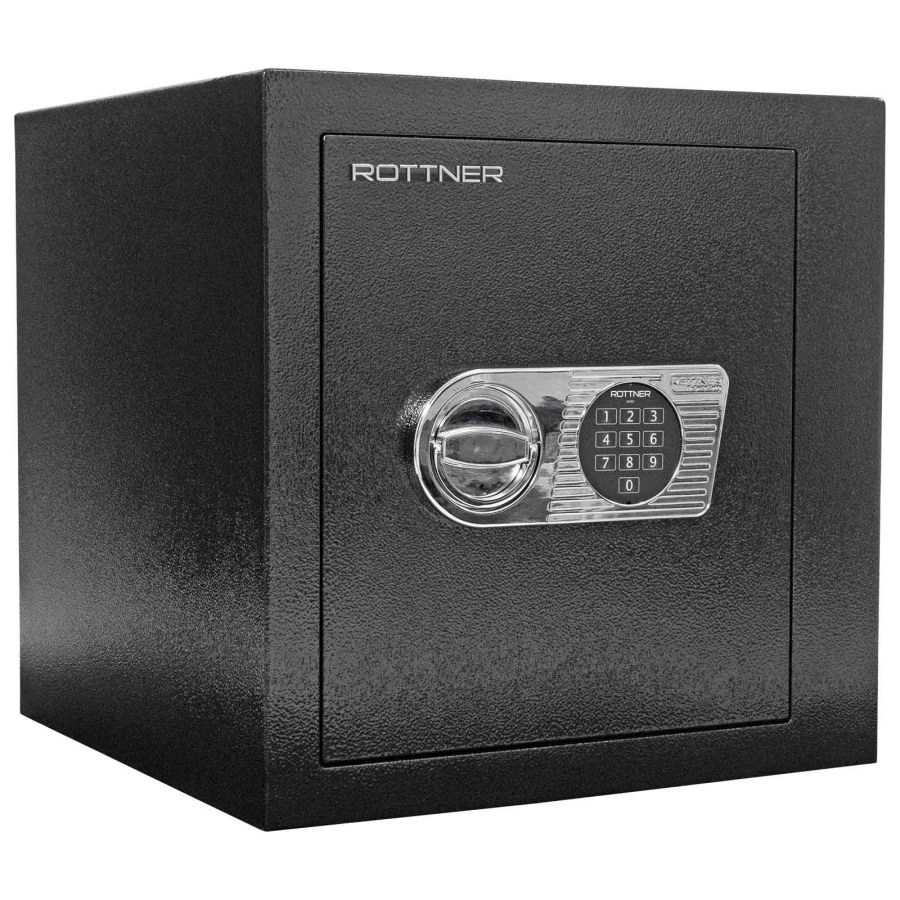 Rottner Monaco 45 EL nábytkový elektronický trezor černý - Trezory, sejfy, pokladničky Trezory a sejfy Rottner Nábytkové skříně a trezory na krátké zbraně