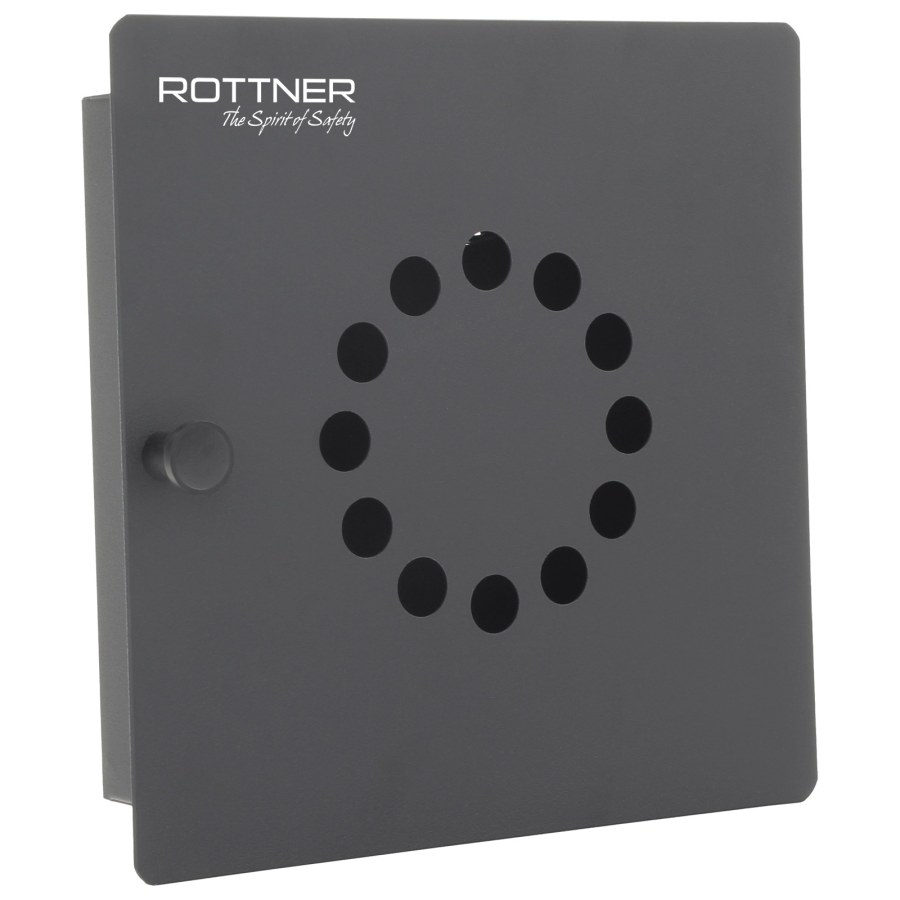 Rottner Key Point 10 skříňka na klíče černá - Trezory, sejfy, pokladničky Trezory a sejfy Rottner Skříňky na klíče