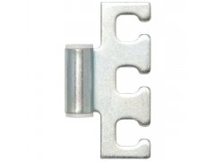 Dveřní závěs rámový díl VX 11.304, výška 38,5 mm, ocel pozink
