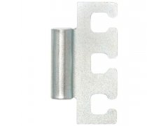 Dveřní závěs rámový díl VX 11.304, výška 48,5 mm, ocel pozink