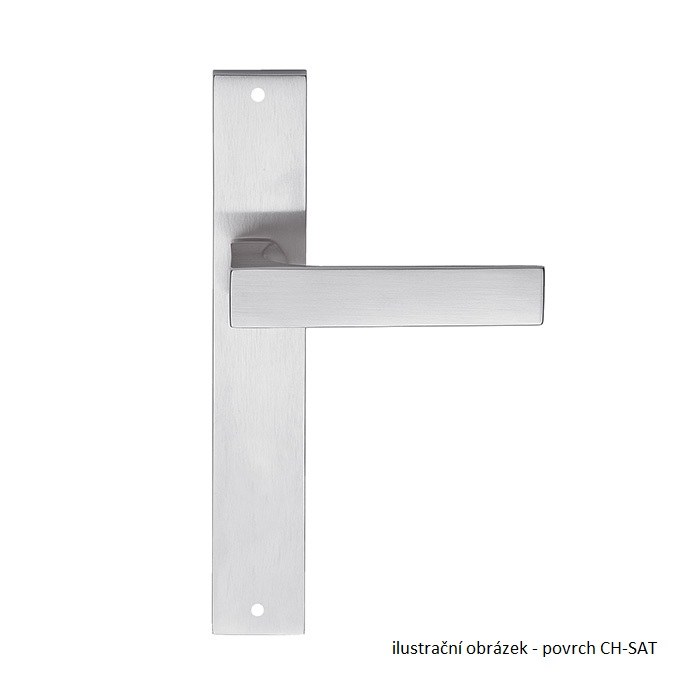 TUKE QS HR KPZL/NI-P 72mm - Dveře Dveřní kování, dveřní příslušenství Interiérové kování Kování Twin Outlet Štítkové kování