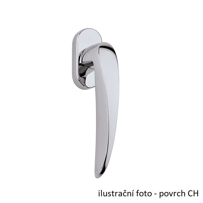 Okenní kování ARIA P710 RO/CH-SAT levá 4 pol. 45mm - Dveře a dveřní příslušenství Dveřní kování, dveřní příslušenství Interiérové kování Kování Twin Kování Kování twin Luxus selection Okenní kování