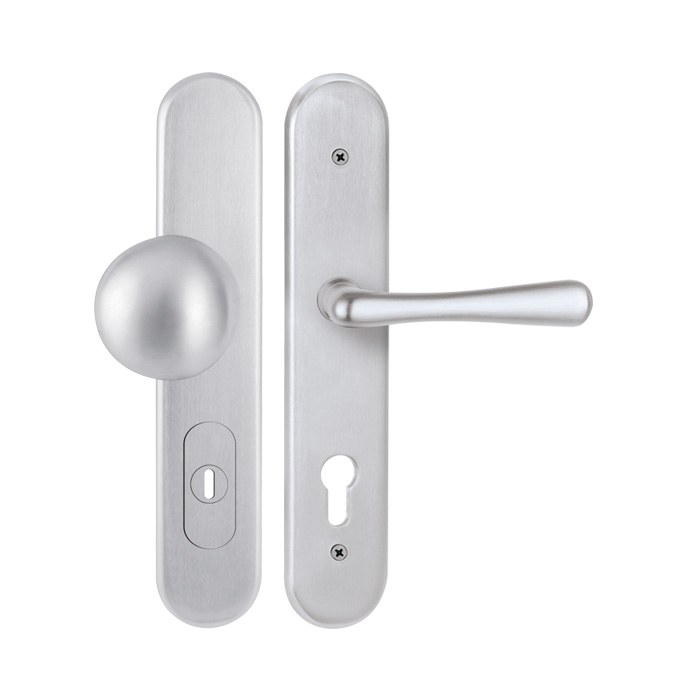 DAVID/ELEGANT HTSI P4500 DEF PZR/CH-SAT 92mm - Dveře a dveřní příslušenství Dveřní kování, dveřní příslušenství Interiérové kování Kování Twin Kování Kování twin Bezpečnostní kování Štítkové kování