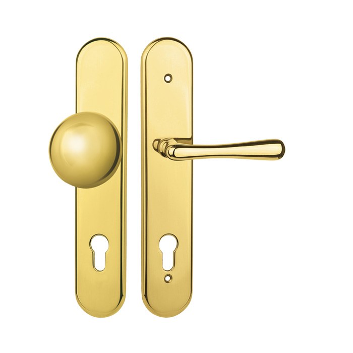 Dveřní bezpečnostní kování DAVID/ELEGANT HTSI P4500 PZR/A 90mm - Dveře a dveřní příslušenství Dveřní kování, dveřní příslušenství Interiérové kování Kování Twin Kování Kování twin Bezpečnostní kování Štítkové kování