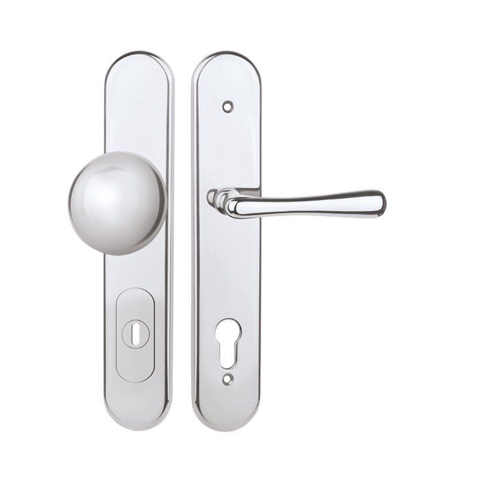 DAVID/ELEGANT HTSI P4500 DEF PZL/CH 90mm - Dveře a dveřní příslušenství Dveřní kování, dveřní příslušenství Interiérové kování Kování Twin Kování Kování twin Bezpečnostní kování Štítkové kování