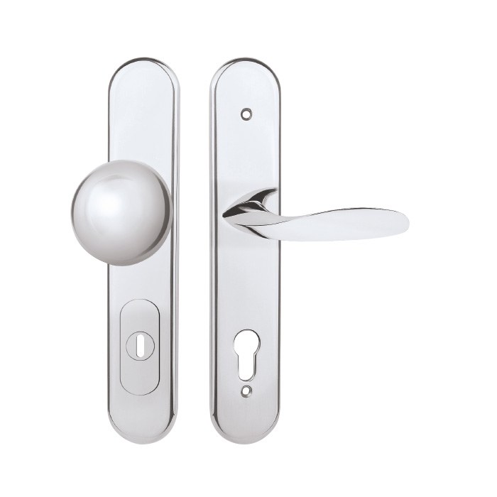 DAVID/LEAF HTSI P4500 DEF KPZR/CH 90mm - Dveře a dveřní příslušenství Dveřní kování, dveřní příslušenství Interiérové kování Kování Twin Kování Kování twin Bezpečnostní kování Štítkové kování