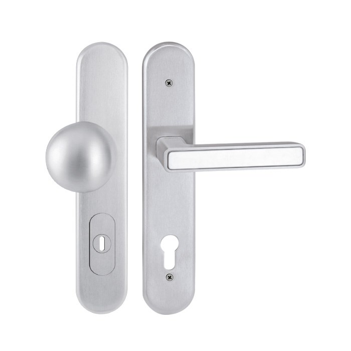 DAVID/INNER HTSI P4500 DEF KPZR/CH-SAT 92mm - Dveře a dveřní příslušenství Dveřní kování, dveřní příslušenství Interiérové kování Kování Twin Kování Kování twin Luxus selection Bezpečnostní kování