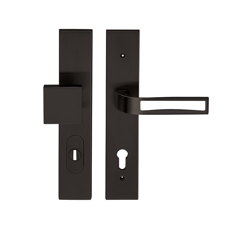 Dveřní bezpečnostní kování VISTA HTSI DEF KPZL/CM 90mm - Dveře Dveřní kování, dveřní příslušenství Interiérové kování Kování Twin Kování Kování twin Bezpečnostní kování Štítkové kování