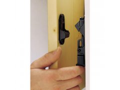 MACO RUSTICO držák dveřních okenic do dřeva, odstup od stěny 25mm, černá