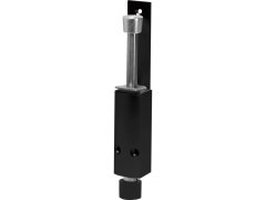 Stavěč dveří, zdvih 60 mm, 35 x 225 mm, hliník černý mat RAL9005
