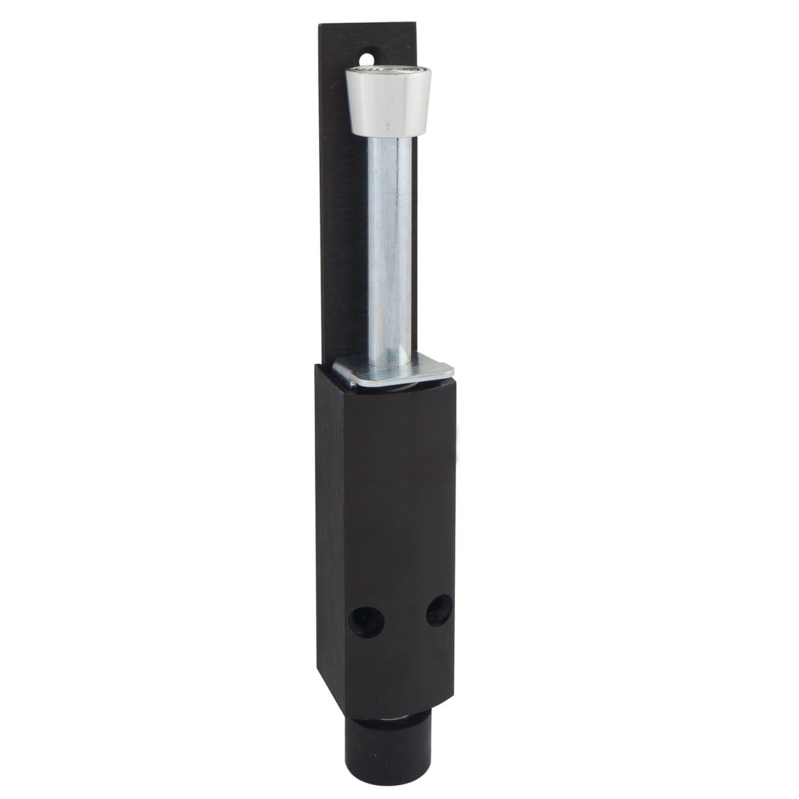 Stavěč dveří, zdvih 60 mm, 35 x 225 mm, hliník tmavě hnědě eloxovaný - Dveře a dveřní příslušenství Dveřní kování, dveřní příslušenství Dveřní příslušenství Stavěč dveří