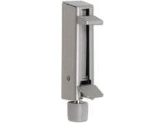 Stavěč dveří zdvih 55 mm, 29 x 147 mm, ocel stříbrně lakovaná