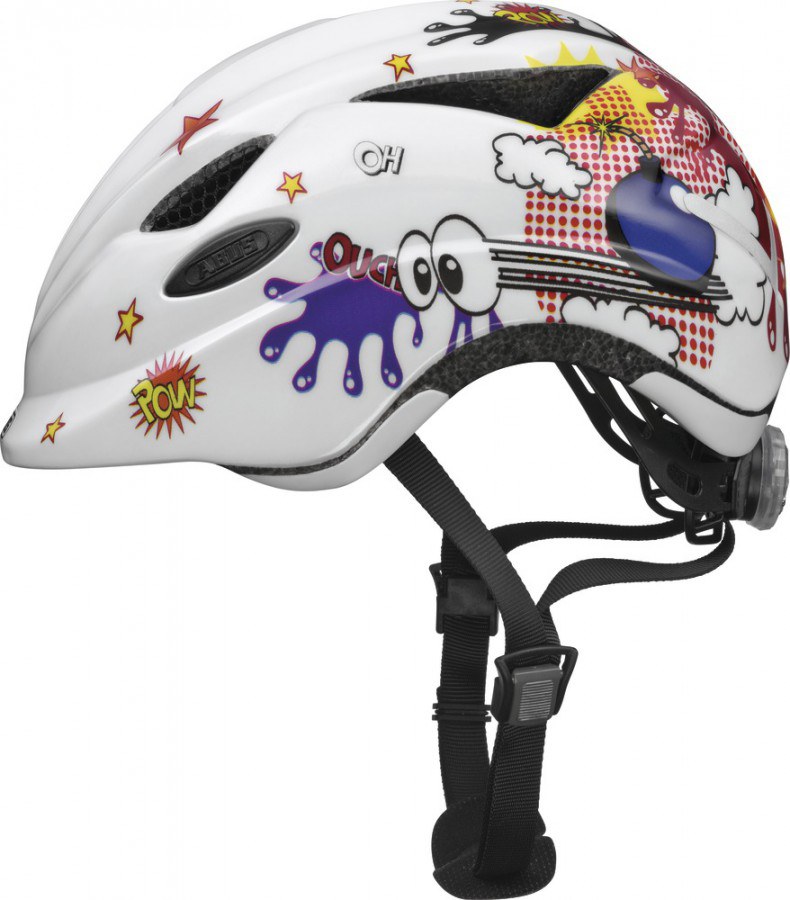 MOTO A CYKLO - Cyklistické helmy - Dětské cyklo přilby - Anuky white comic M (52-57 cm) Anuky white comic M (52-57 cm) - Dětské cyklo přilby
