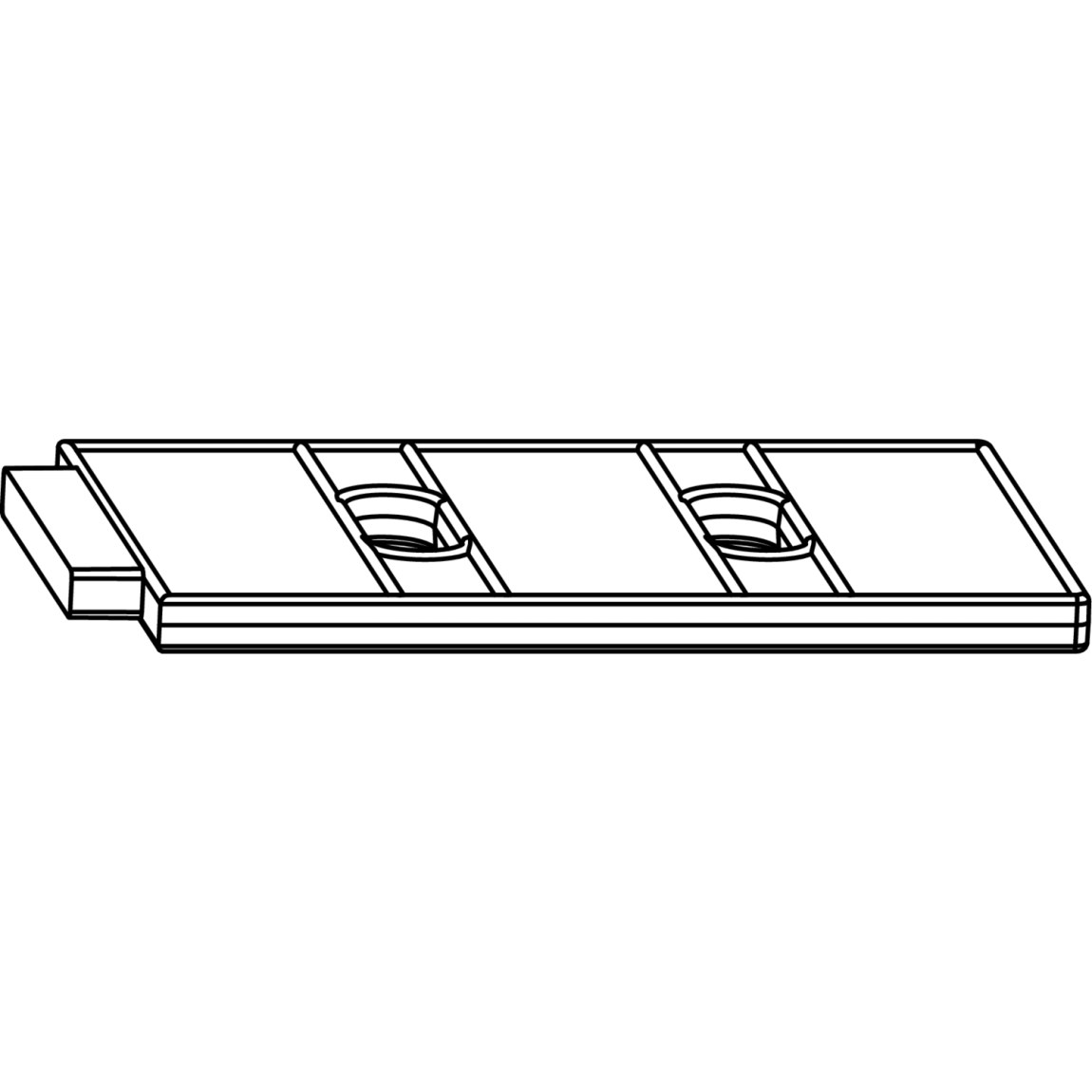 MACO Fiber Therm těsnění pro těsnící desku, 42 mm, dřevo, stříbrná (454861) - Železářství Posuvné kování HS portály Maco