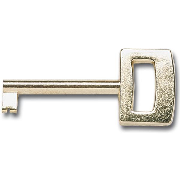 Nábytkový klíč Linz hranatá hlava, D 45 mm, zinkový odlitek, pomosazeno - Železářství Nábytkové kování,nábytkové panty Nábytkové klíče