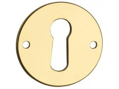 Štítek na klíč ø 25 mm, mosaz leštěná