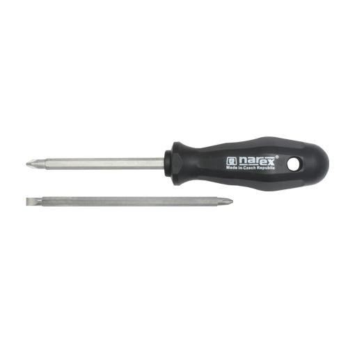 Šroubovák oboustranný přesuvný, PROFI LINE, 1 x 6/PH2 x 85 mm Šroubovák oboustranný přesuvný, PROFI LINE, 1 x 6/PH2 x 85 mm - Nože Mikov Ostatní