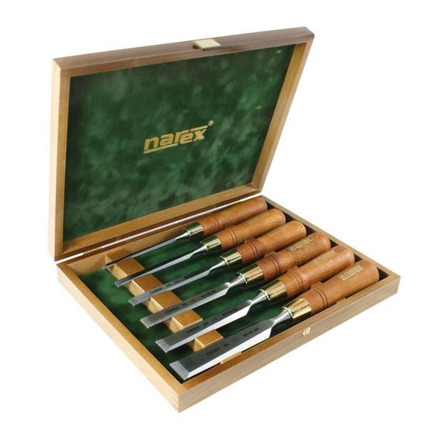Sada plochých dlát PREMIUM v kazetě, WOOD LINE PLUS, 6-10-12-16-20-26 - Nože Mikov Ostatní