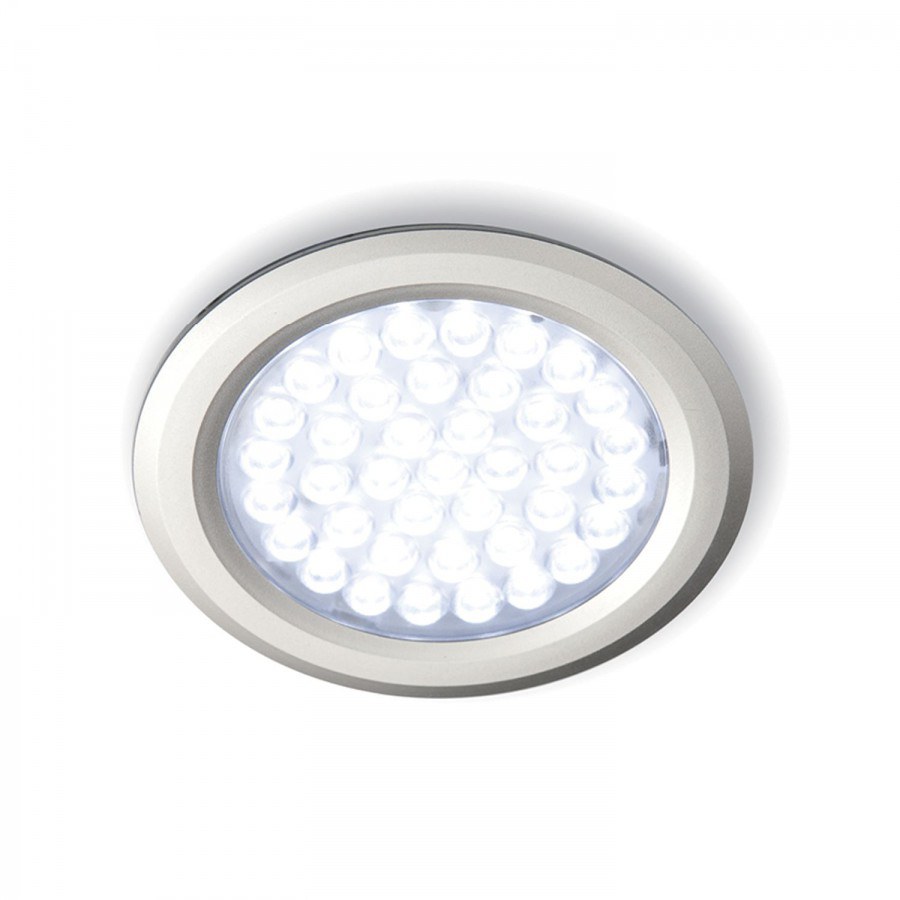 LED svítidlo Nova IN kulaté, 2,7W, n. bílá, nerez, sada 3ks vč.síť. zdroje 15 W - Elektro Světelný desing a technika LED svítidla Obývací pokoj