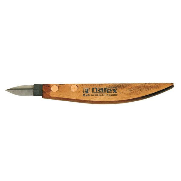 Nůž řezbářský prohnutý, PROFI, 40 x 12 mm - Nože Mikov Řezbařina