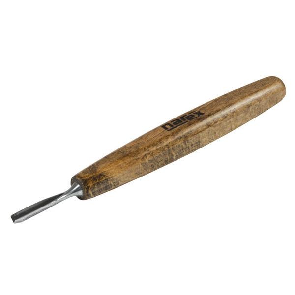 Dláto pro drobnou řezbu úhlové, PROFI, 4 mm Dláto pro drobnou řezbu úhlové, PROFI, 4 mm - Nože Mikov Řezbařina