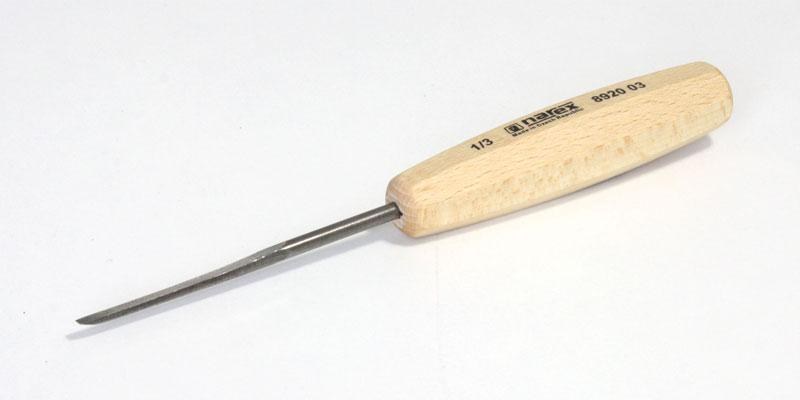 Dláto řezbářské ploché, WOOD LINE STANDARD, 03 x 90 mm - Nože Mikov Řezbařina
