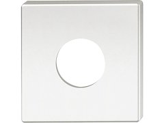 Produkt FSB krycí rozeta hranatá 03 0450 09312 ASL/AGL, hliník stříbrný eloxovaný