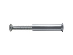Spojovací šroub pro otvor ø 5 mm, tl. - 45 mm, M 4 x 25, ocel poniklovaná