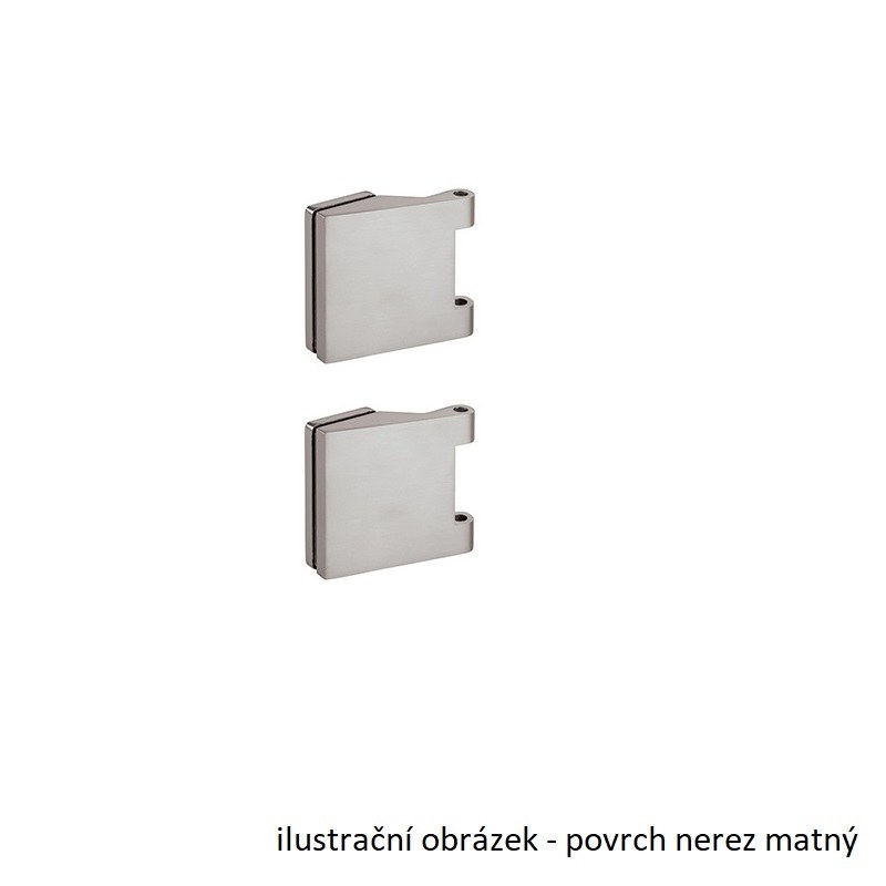 SKLO QUATRO, OLBIA ZÁVĚS H 6325/CM 3-DÍLY - Dveře a dveřní příslušenství Dveřní kování, dveřní příslušenství Interiérové kování Kování Twin Kování Kování twin Kování na sklo Quatro