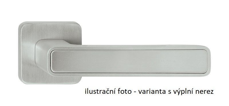 INNER P660 S VÝPLNÍ ABS BB/XR - Dveře a dveřní příslušenství Dveřní kování, dveřní příslušenství Interiérové kování Kování Twin Kování Kování twin Luxus selection Rozetové kování
