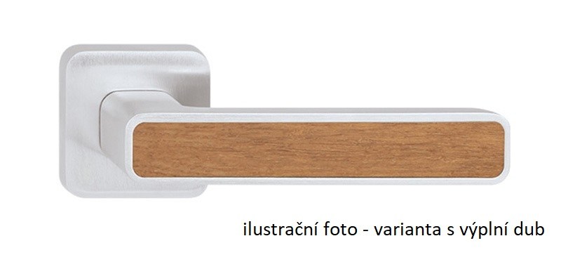 INNER P660 S VÝPLNÍ ABS KPZR/CH-SAT - Dveře a dveřní příslušenství Dveřní kování, dveřní příslušenství Interiérové kování Kování Twin Kování Kování twin Luxus selection Rozetové kování