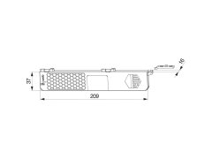 Produkt Motor pro vícebodový zámek Z-TA Comfort, 209 x 37 mm (104130)