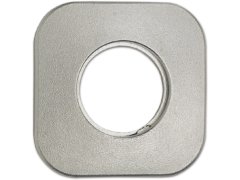 Produkt Rozeta pro vnější zámek AZ29 vrtací otvor ø 30 mm, 60 x 60 mm, ocel poniklovaná