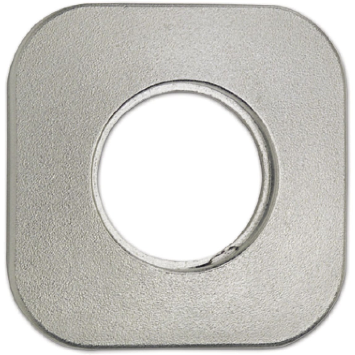 Rozeta pro vnější zámek AZ29 vrtací otvor ø 30 mm, 60 x 60 mm, ocel poniklovaná - Dveře a dveřní příslušenství Zámky Přídavné zámky Přídavné zámky ostatní výrobci