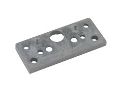 Produkt MARCHESI distanční destička pro přídavný zámek, 5 mm, zinkový odlitek stříbrný