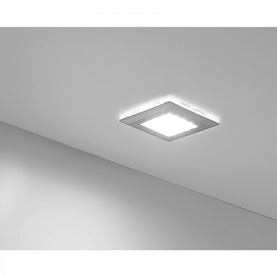 Nástavné svítidlo Squere 2 studená bílá, stříbrné, SET 3ks vč. napájecího zdroje - Elektro Světelný desing a technika LED svítidla Obývací pokoj
