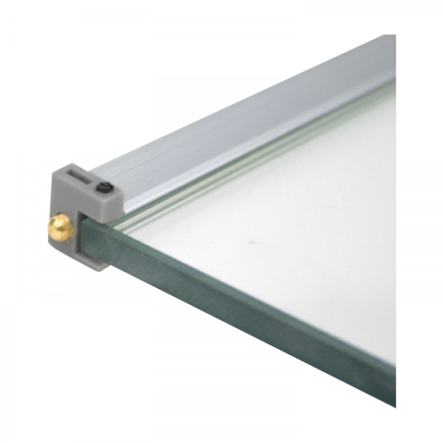 LED osvětlení skleněné hrany Aluline-Kontakt 2,1 W, teplá bílá, elox - Elektro Světelný desing a technika LED svítidla Obývací pokoj