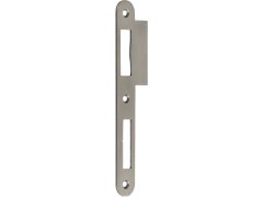 BKS dorazová deska B9000 pro hlavní zámky, levá, 41 x 180 mm, nerezová ocel