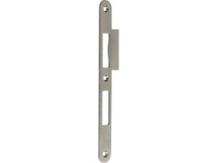BKS dorazová deska B9000 pro hlavní zámky, 62,5 x 235 mm, nerezová ocel