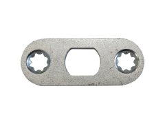 Tyč. protiplech BKS 52 x 20 x 3 mm kul., pozink. ocel 58147