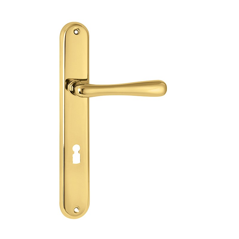 Dveřní štítkové kování ELEGANT BA 1220 KPZL/A 90mm