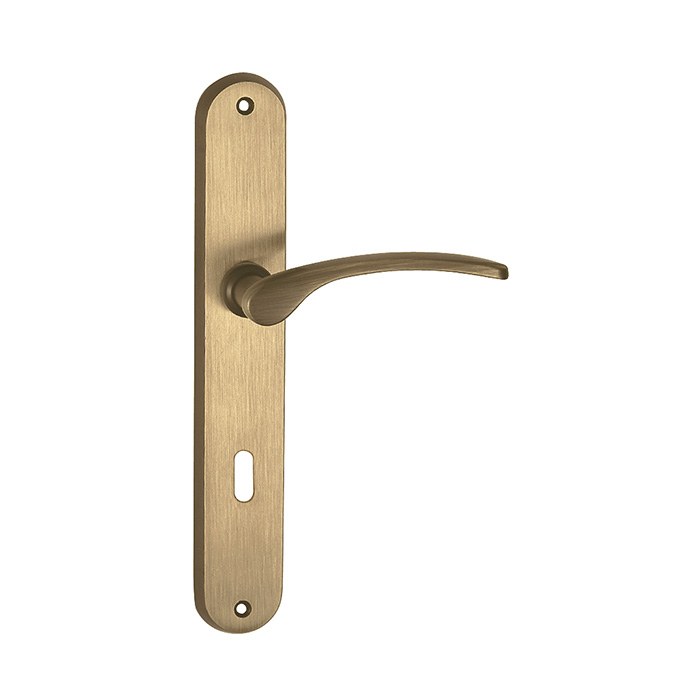 Dveřní štítkové kování LEKO OTZI BA Z1420 BB/ABR 90mm