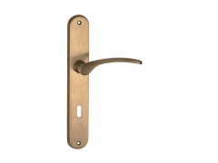 Dveřní štítkové kování LEKO OTZI BA Z1420 KPZL/ABR 72mm