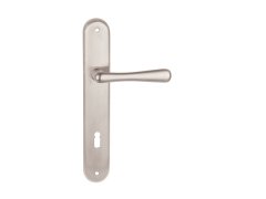 Dveřní štítkové kování ELEGANT BA 1220 PZ/NI-SAT 90mm