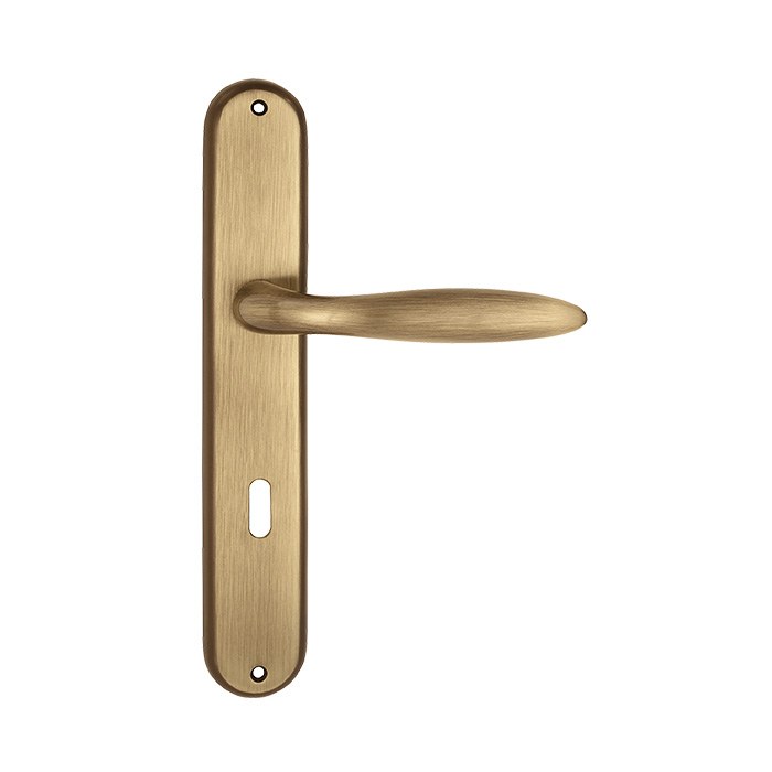 Dveřní štítkové kování NICOL P400 PZ/ABR 90mm