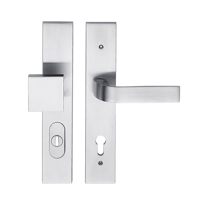 Dveřní bezpečnostní kování EIDOS HTSI DEF PZR/CH-SAT 90mm - 